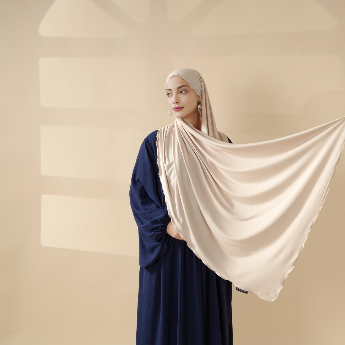 Perfect Hijab for Eid: Premium Modal Jersey Long Scarf – Soft, Breathable & Elegant (MH105)