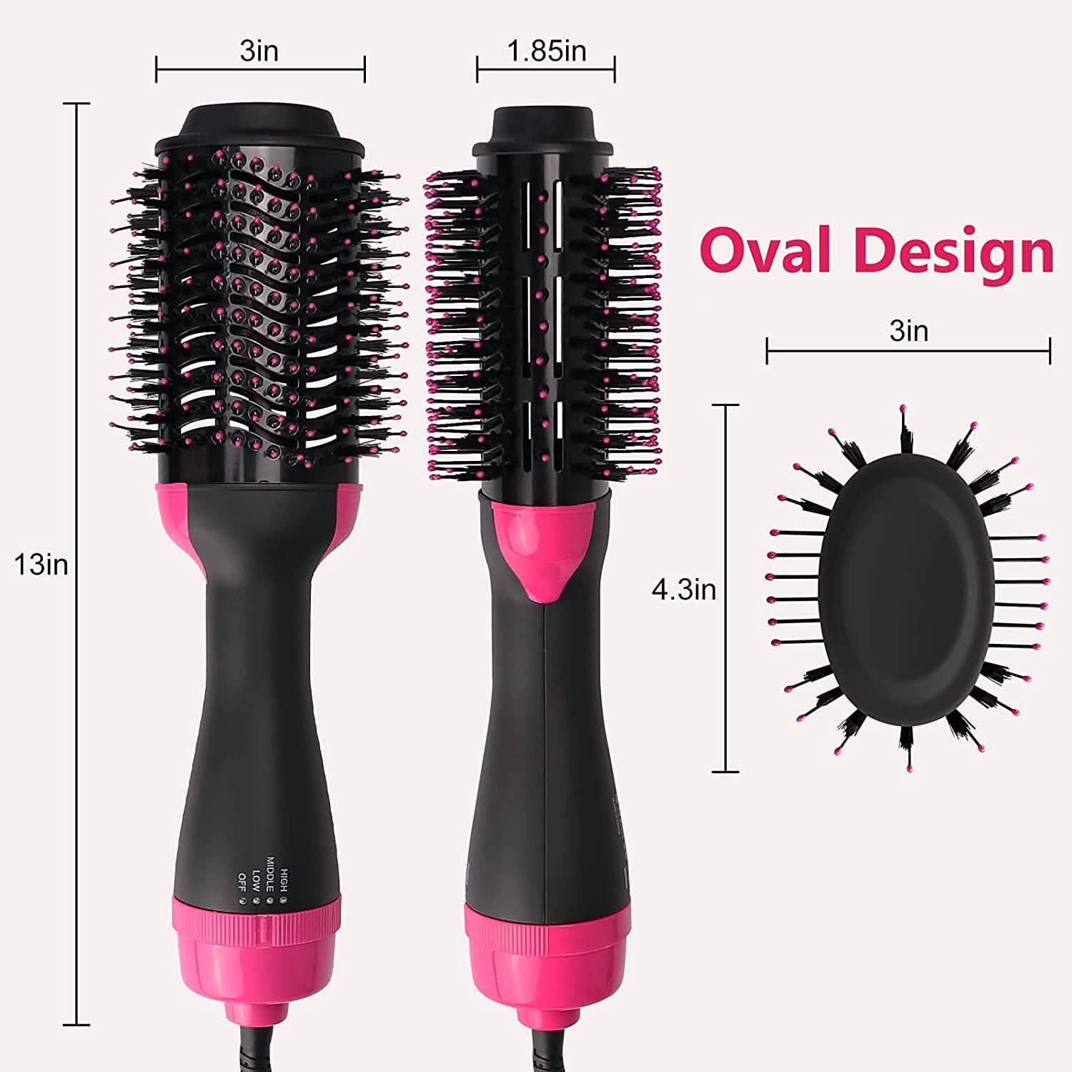 HIPPIH Hot Air Brush Styler and Dryer