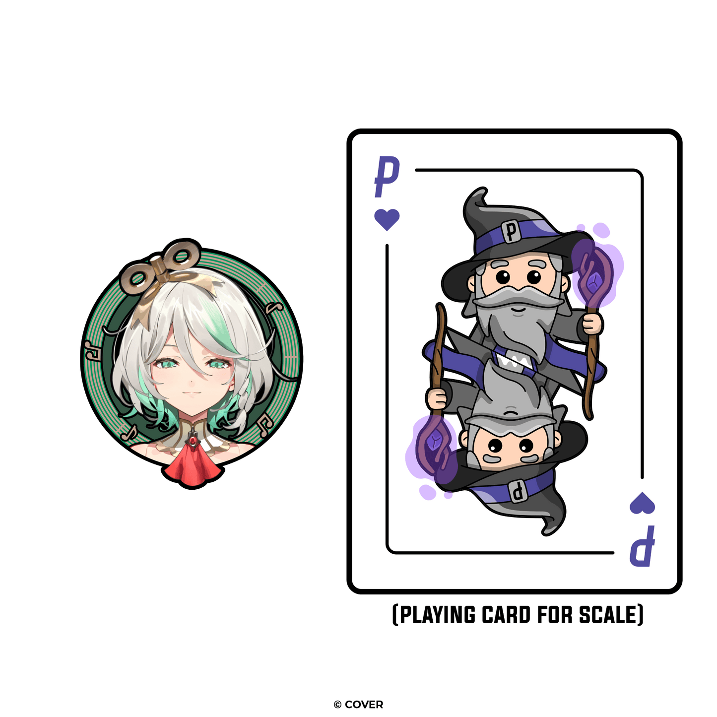 Limited Edition hololive English -Justice- Cecilia Immergreen AR Pin