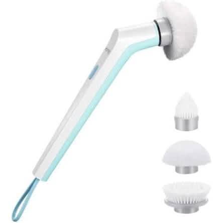 Brosse de nettoyage électrique sans fil HOMITT avec 3 têtes de brosse