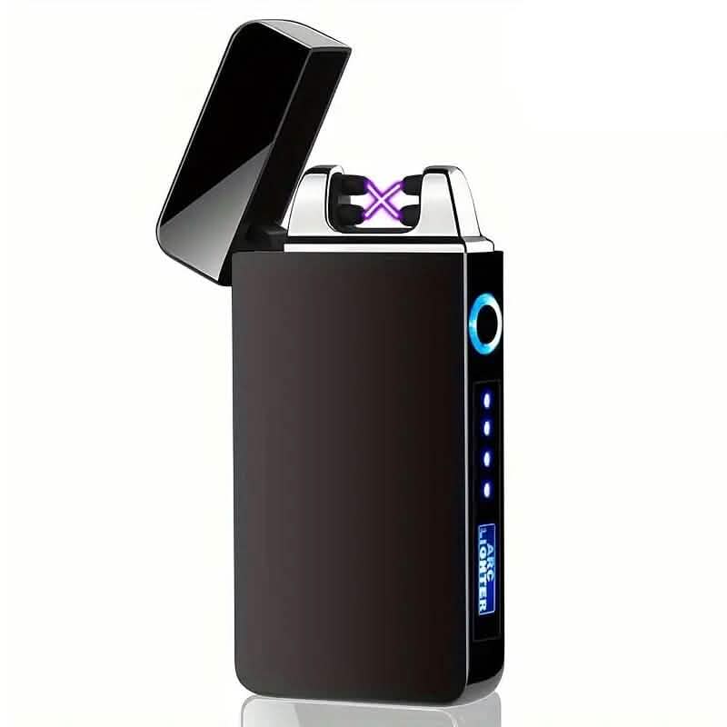 Briquet coupe-vent électrique en métal chaud