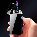 Briquet coupe-vent électrique en métal chaud