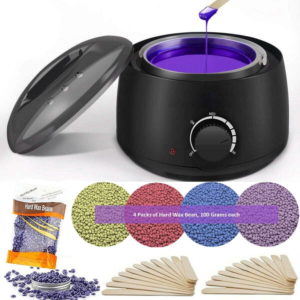 Kit d'épilation à la cire chaude