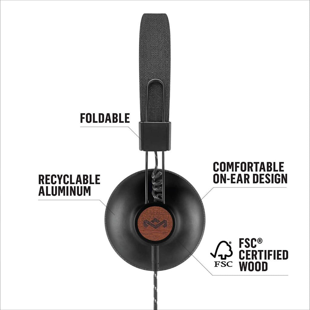 House of Marley ポジティブバイブレーション2 オーバーイヤー有線ヘッドホン