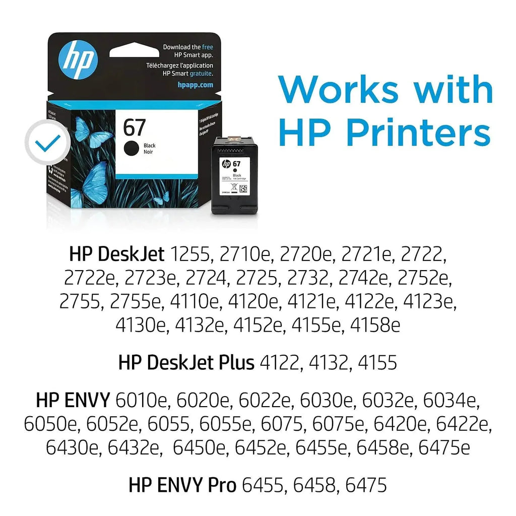 HP 67 純正インクカートリッジ 3YM55AN 3YM56AN