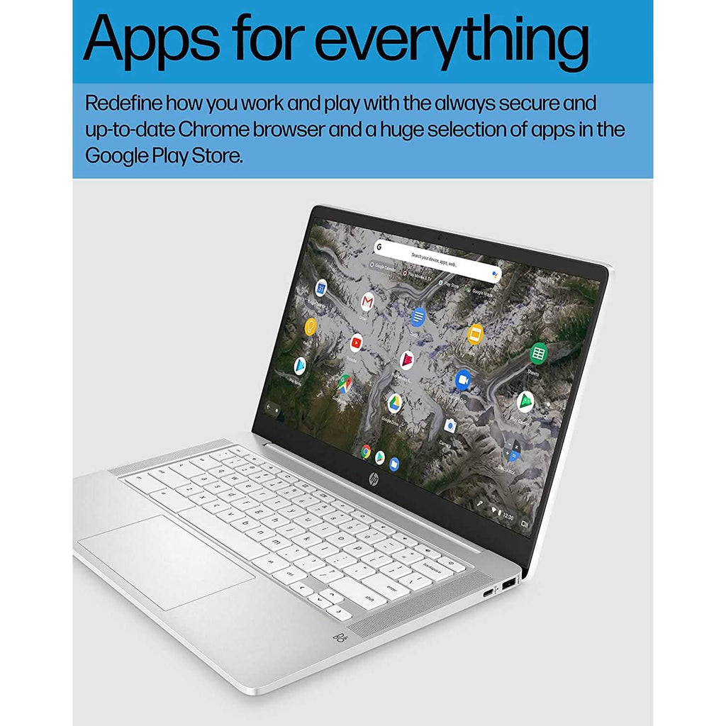 HP Chromebook 14インチノートパソコン インテル Celeron N4120プロセッサー 4GB RAM 64GB SSD（リファービッシュ品）