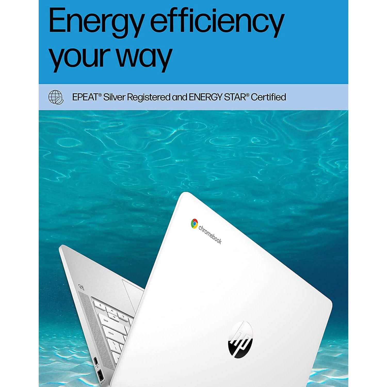 HP Chromebook 14インチノートパソコン インテル Celeron N4120プロセッサー 4GB RAM 64GB SSD（リファービッシュ品）