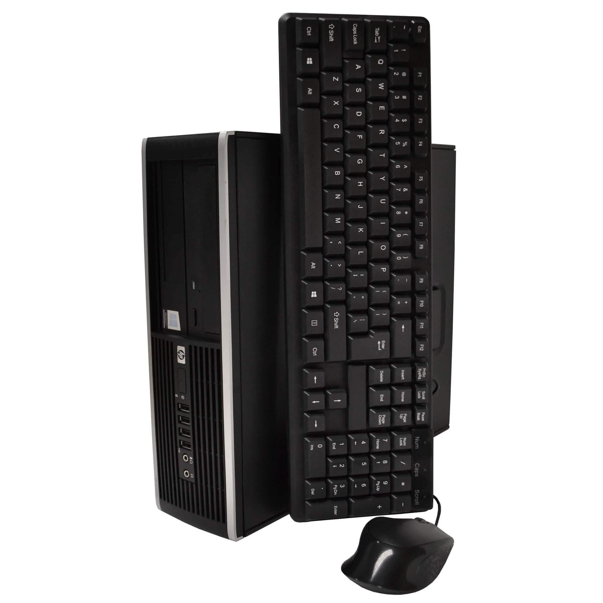 HP Compaq Elite 8100 Desktop Computer PC + 19" Flat Screen Monitor (Refurbished)