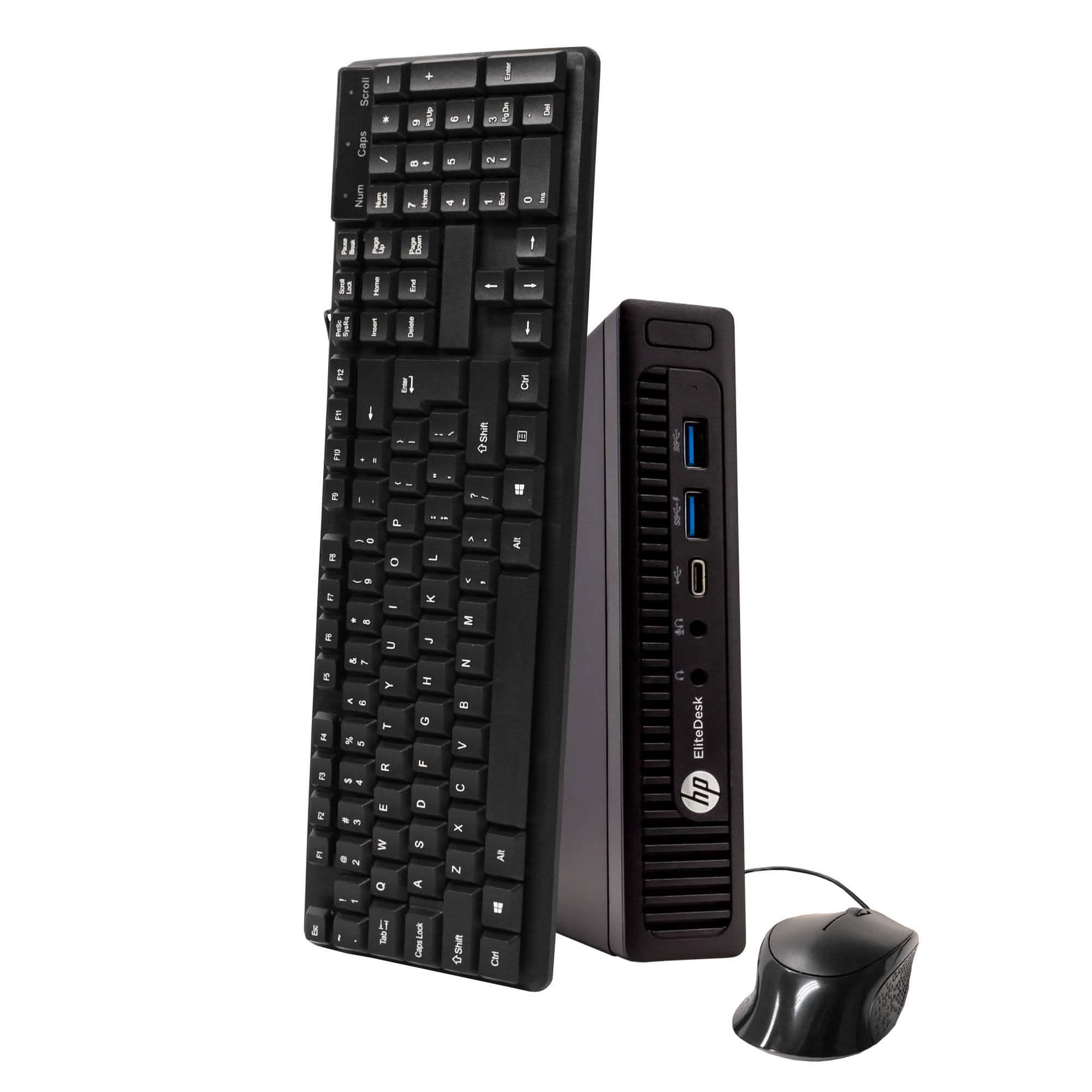 PC compact HP EliteDesk 800G1, SSD 240 Go, Windows 10 Professionnel (Reconditionné)
