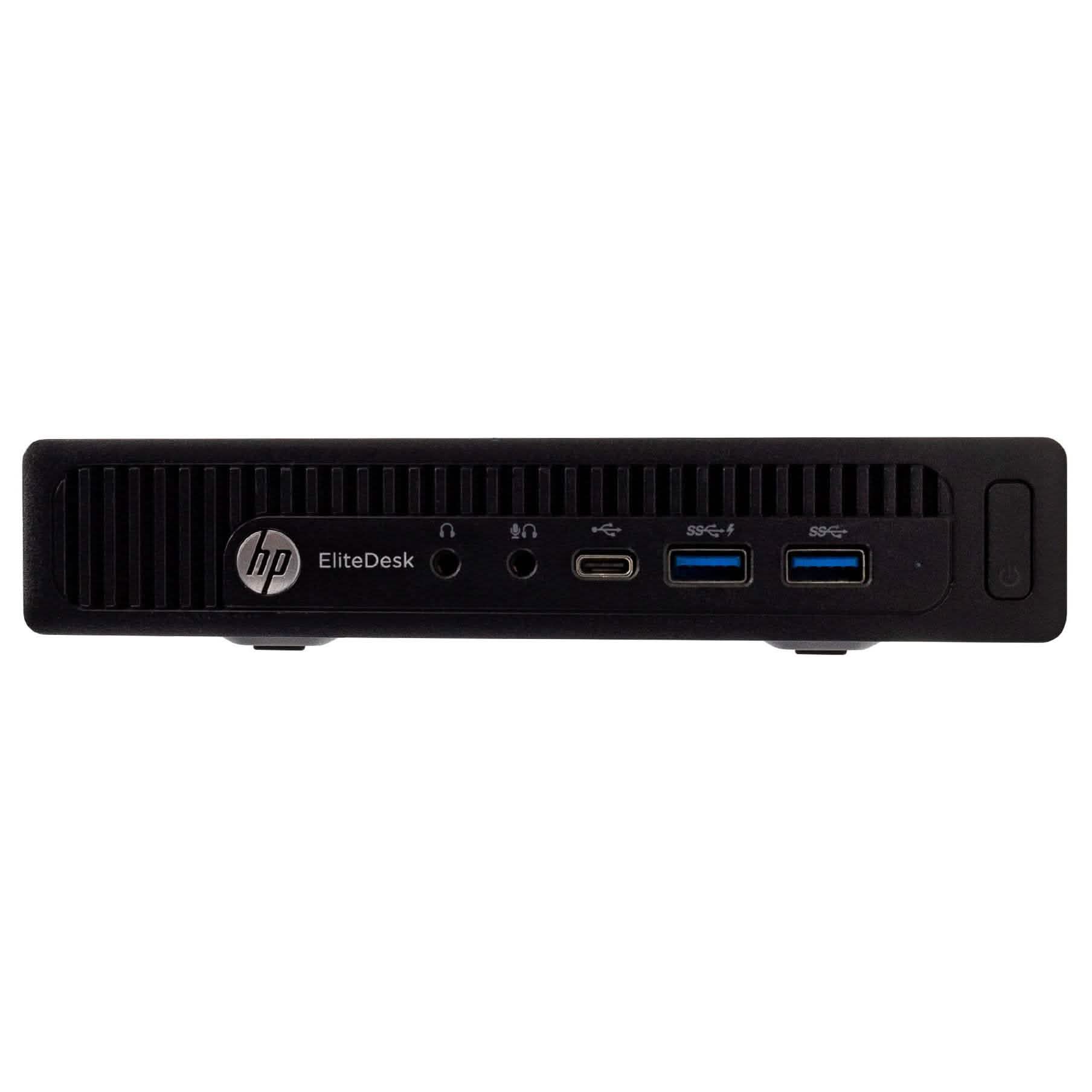 HP EliteDesk 800G14 Tiny Form Factor Computer PC - Windows 10 Professional 64 bit (Refurbished)