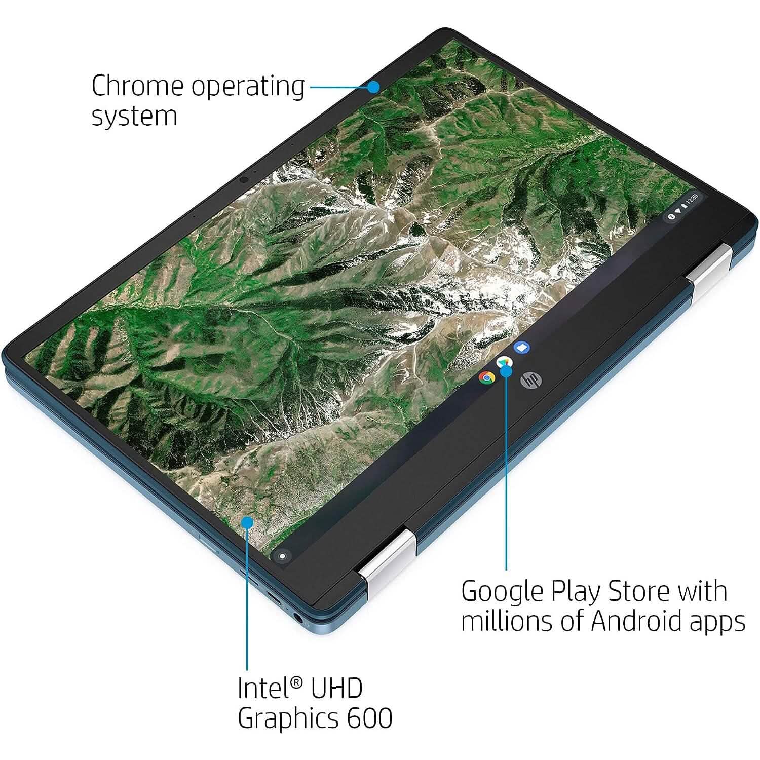 HP ラップトップ X360 14a Chromebook 14インチ HD タッチスクリーン（リファービッシュ品）