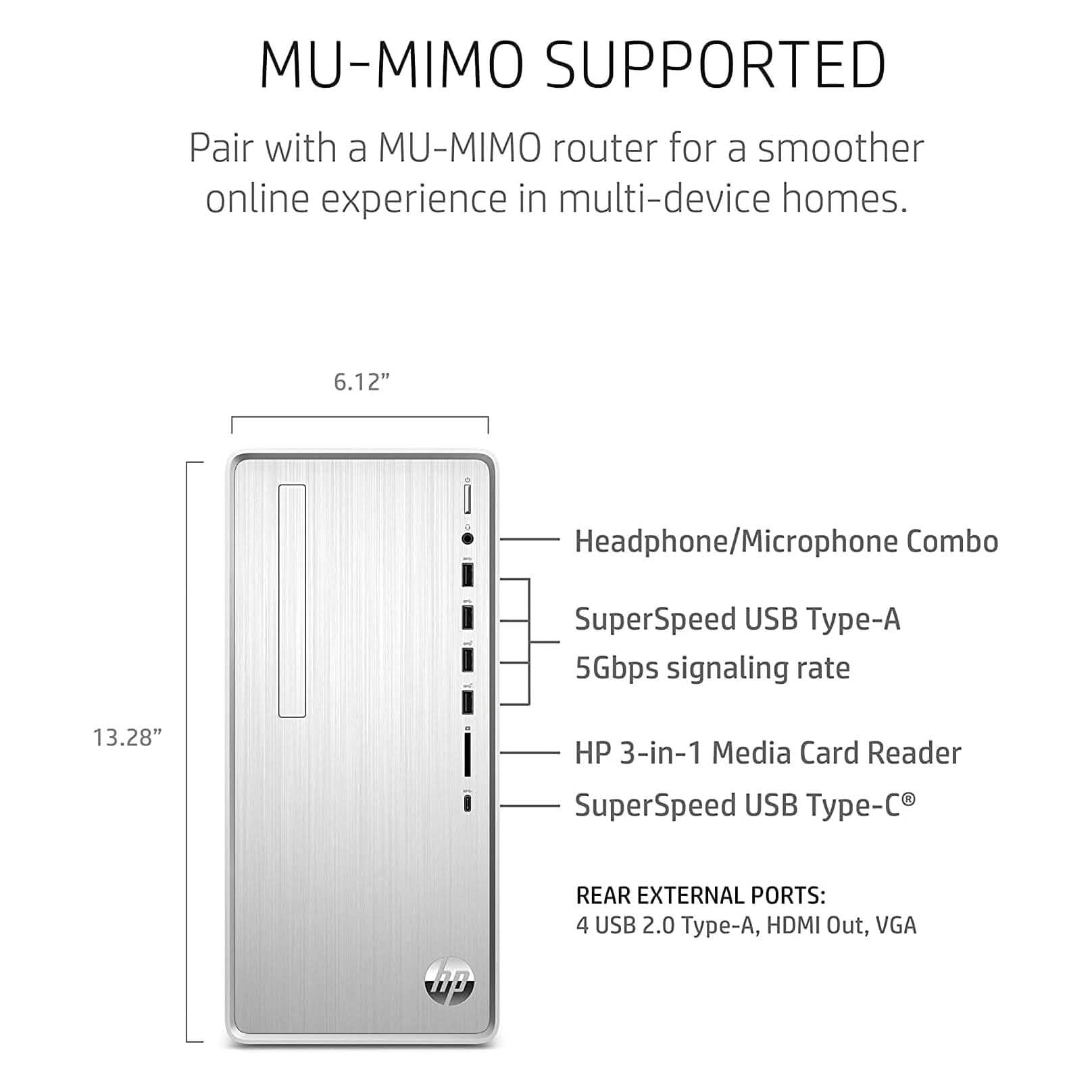 HP Pavilion TP01-2019 Desktop Mini Tower (Refurbished)