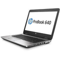 HP ProBook 640 G1 Intel i5-4200M 2.50GHz 8GB RAM 320GB SSD Windows 10 Pro（リファービッシュ品）