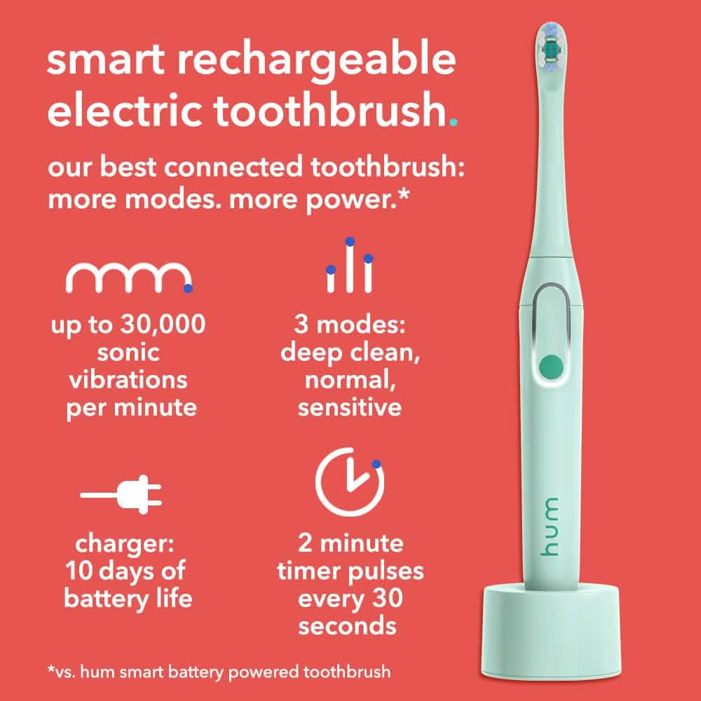 Kit de brosse à dents électrique intelligente hum by Colgate