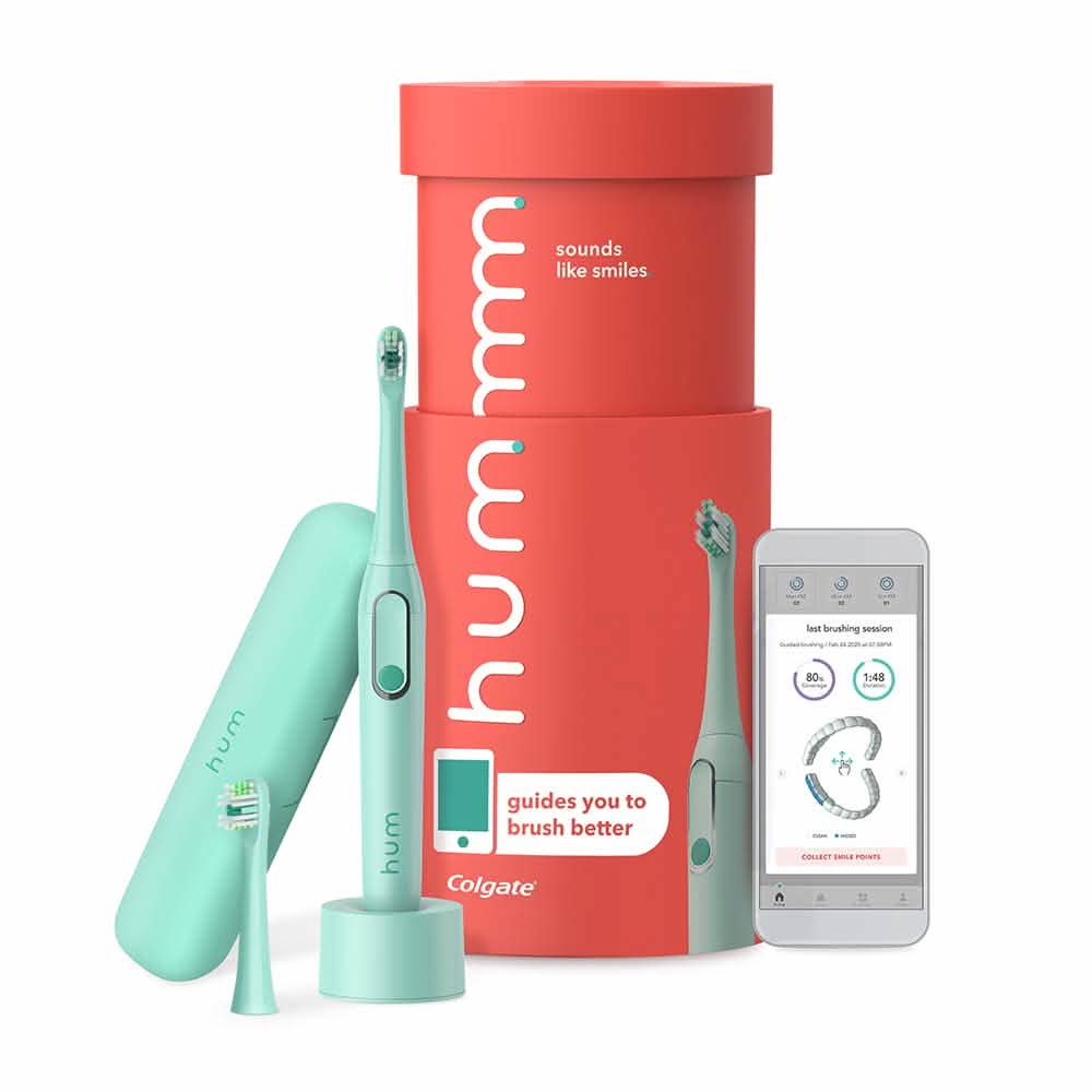 Kit de brosse à dents électrique intelligente hum by Colgate