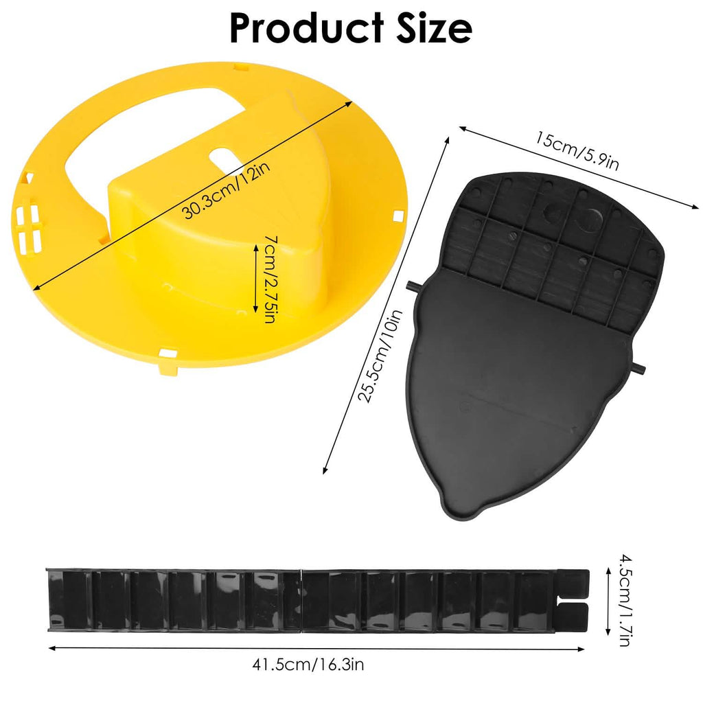 Humane Bucket Lid Mouse Trap with Ladder Auto Reset