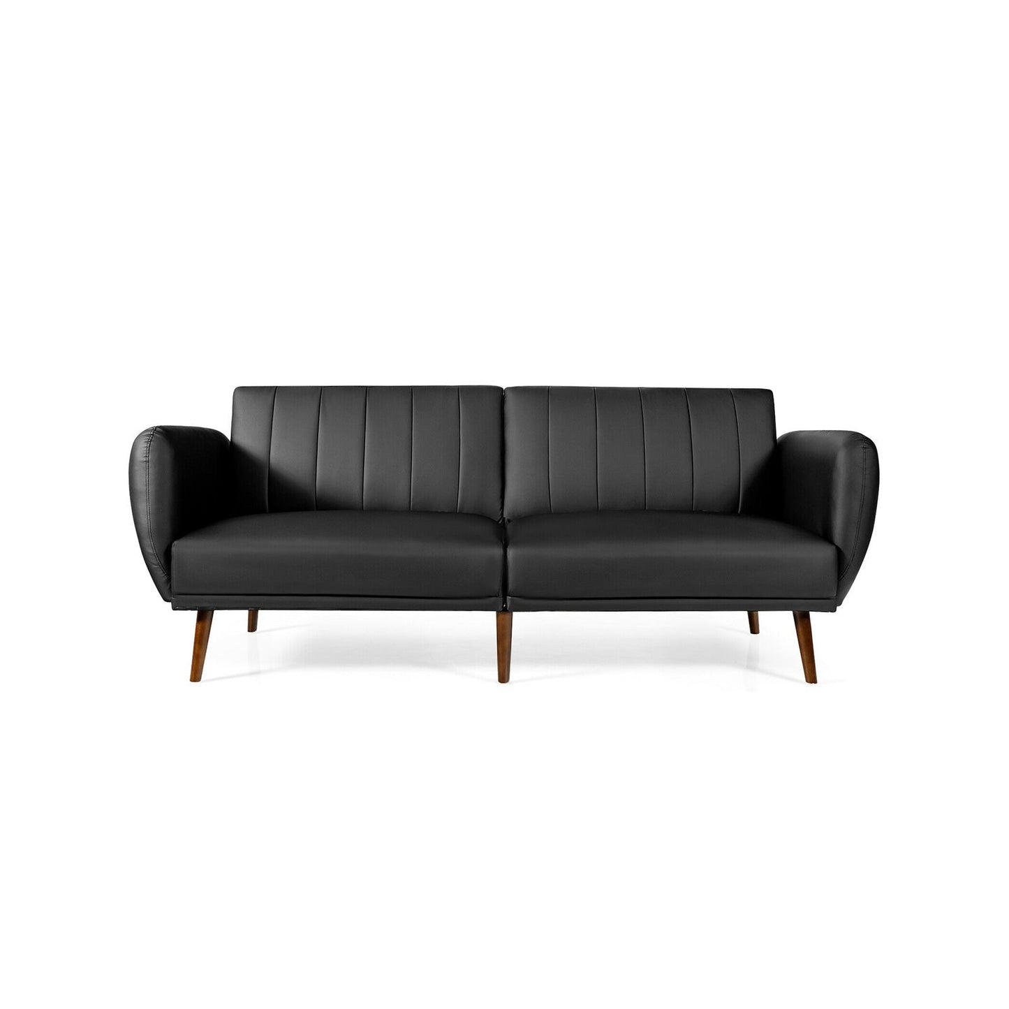 3 Seat Convertible Sofa Bed with Adjustable Backrest for Living Room
