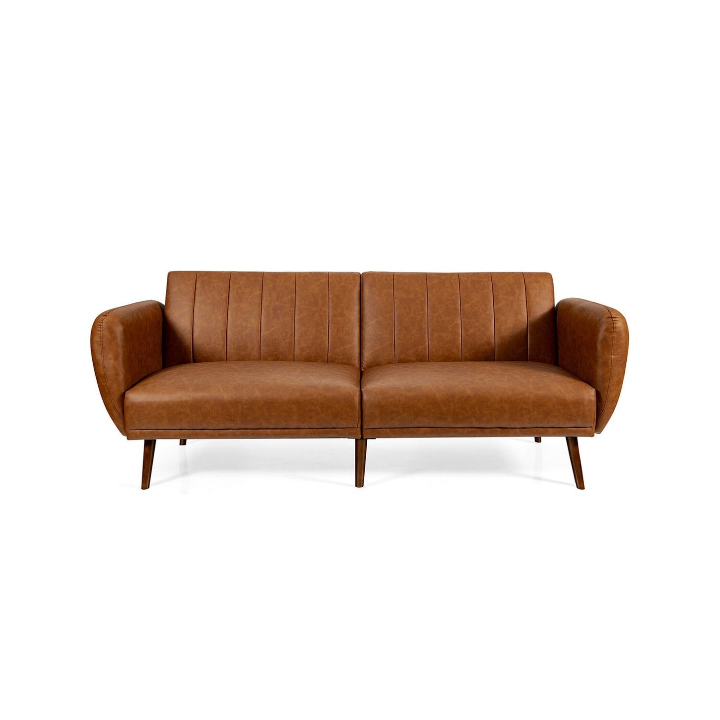 3 Seat Convertible Sofa Bed with Adjustable Backrest for Living Room