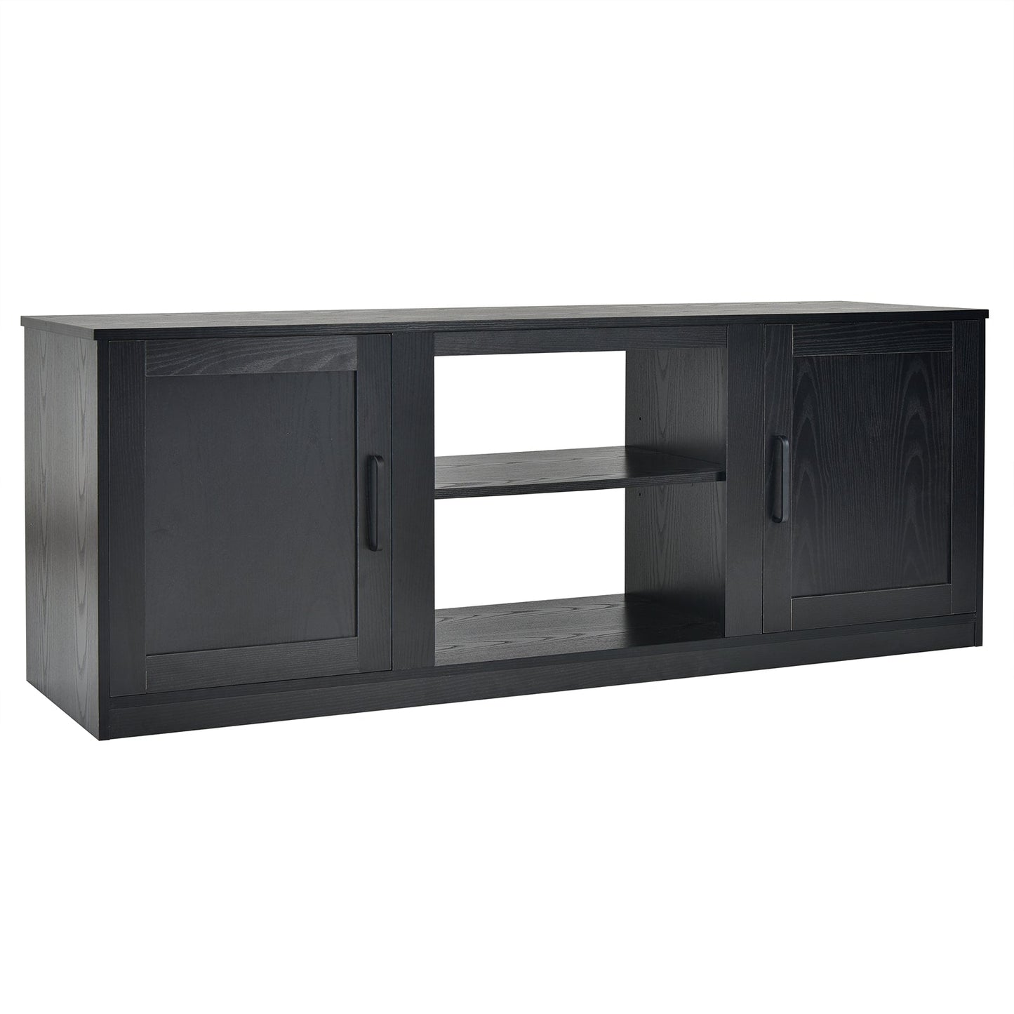 TV Stand with Double Barn Doors for TVs up to 65 Inch