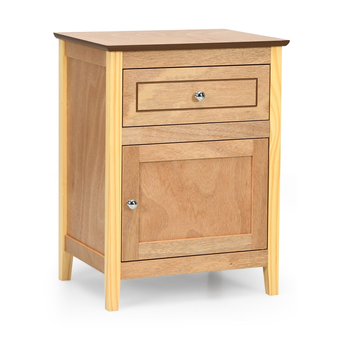 2-Tier Accent Table with Spacious Tabletop