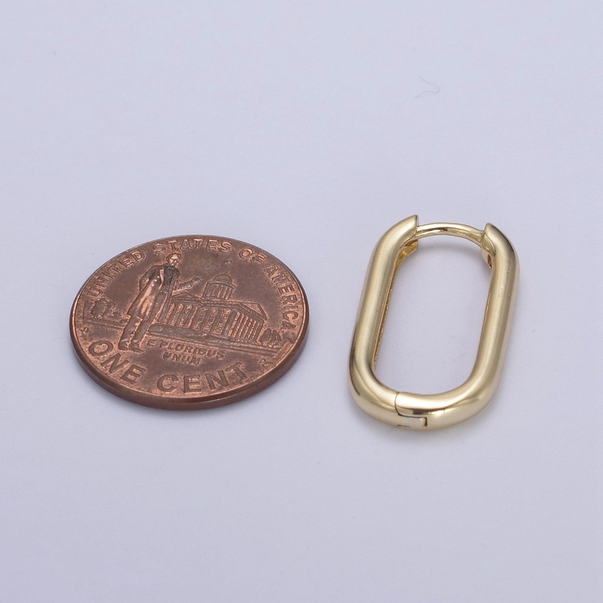Hypoallergenic Oval gold hoops, rectangular gold Filled hoop earring, Minimalist Elegant hoops, Classic hoops, sophisticated Everyday Jewelry hoops T-270