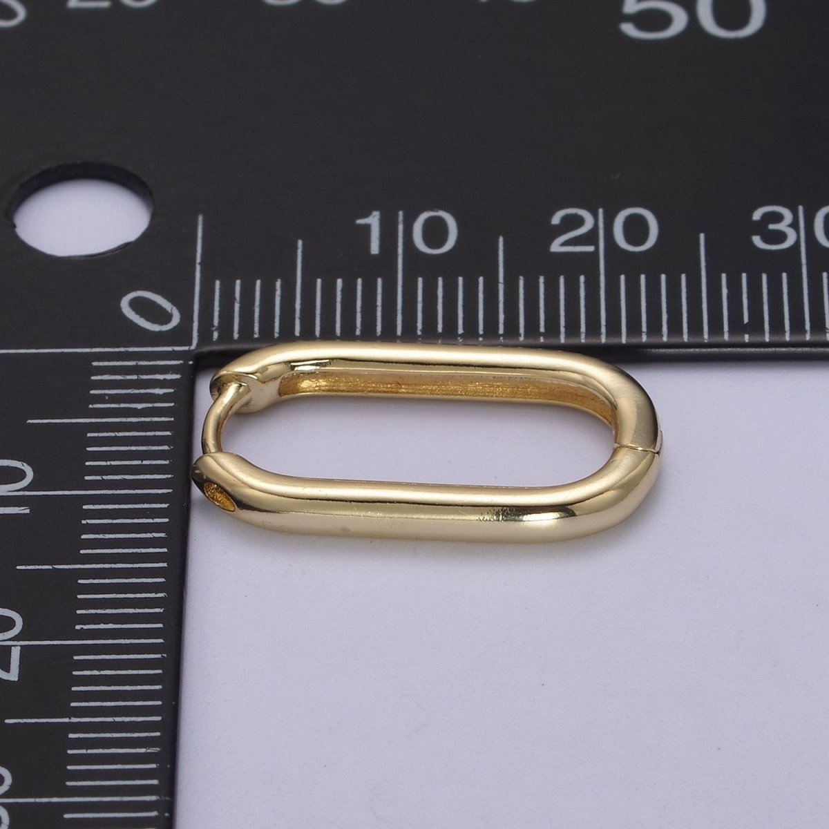 Hypoallergenic Oval gold hoops, rectangular gold Filled hoop earring, Minimalist Elegant hoops, Classic hoops, sophisticated Everyday Jewelry hoops T-270
