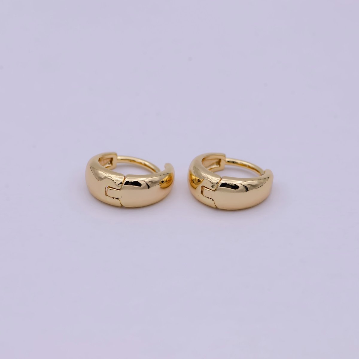 Hypoallergenic Tiny Hoop Earrings • 14k Gold Filled Dainty Earrings • Huggie Hoops Earrings • Minimalist Earrings Wholesale Jewelry | T-280 T-281