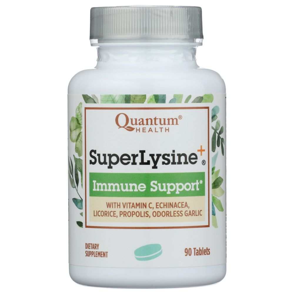 QUANTUM: SuperLysine Advanced Lysine Supplement, 90 tb