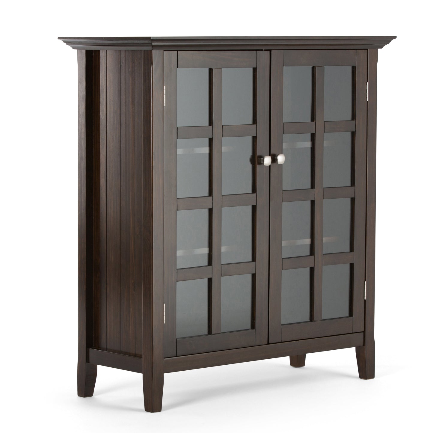 Acadian 39 Inch Wide Solid Wood Transitional Storage Cabinet