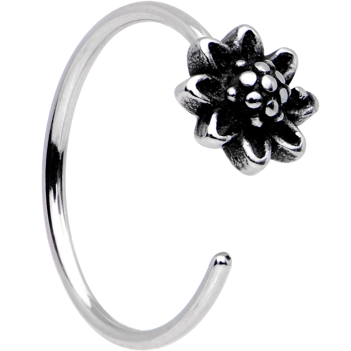 20G Treasure of the Heart Nose Bone Heart Closure Ring Pack Set of 3
