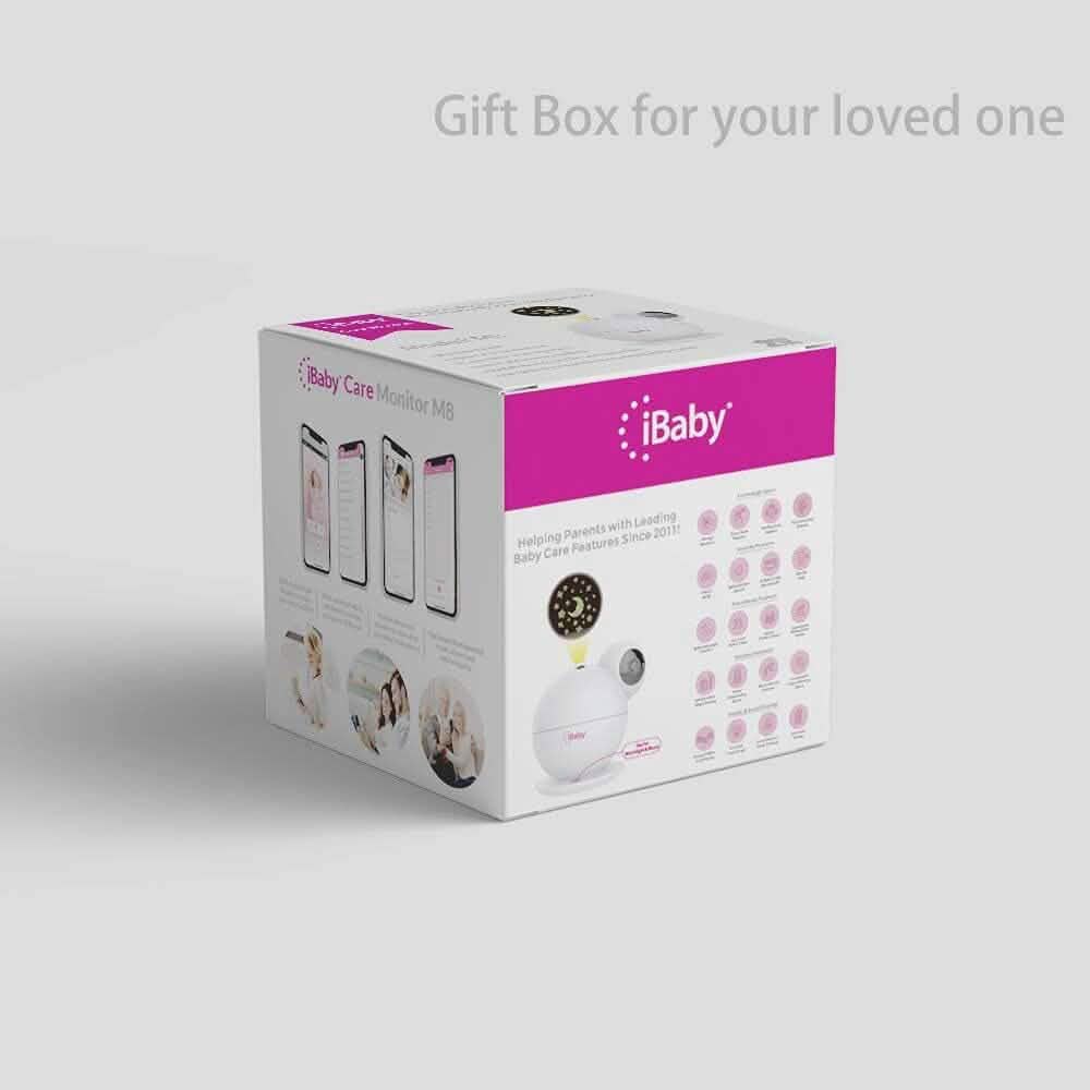 iBaby M8 Moniteur Bébé Connecté 2K, Panoramique 355°, Inclinaison 110° et Audio Bidirectionnel (Reconditionné)