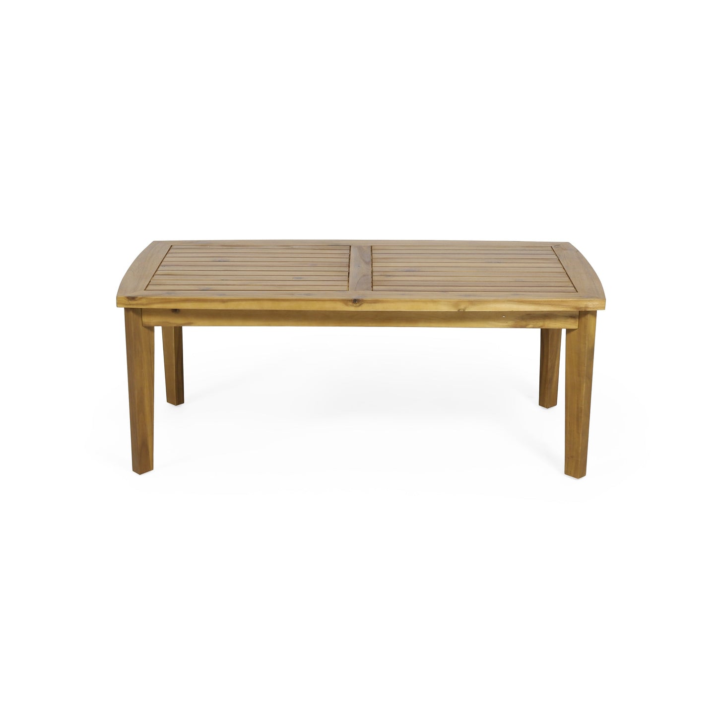 Outdoor Acacia Wood Rectangular Patio Coffee Table
