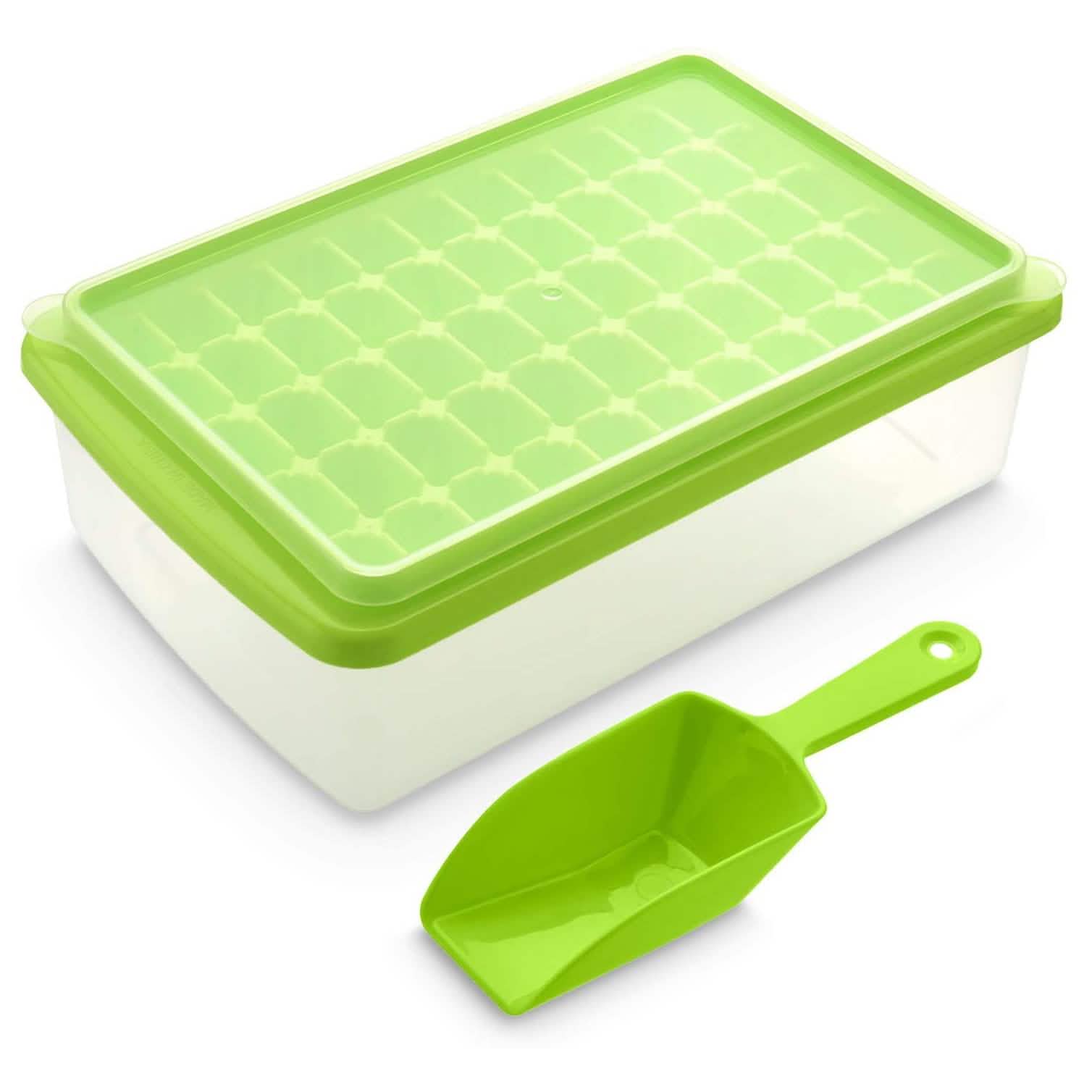 Ice Cube Tray with Lid and Bin