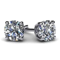 IGI Diamond Engagement Earrings VS1 D Round 4.34 Carat Lab Created Eye Clean