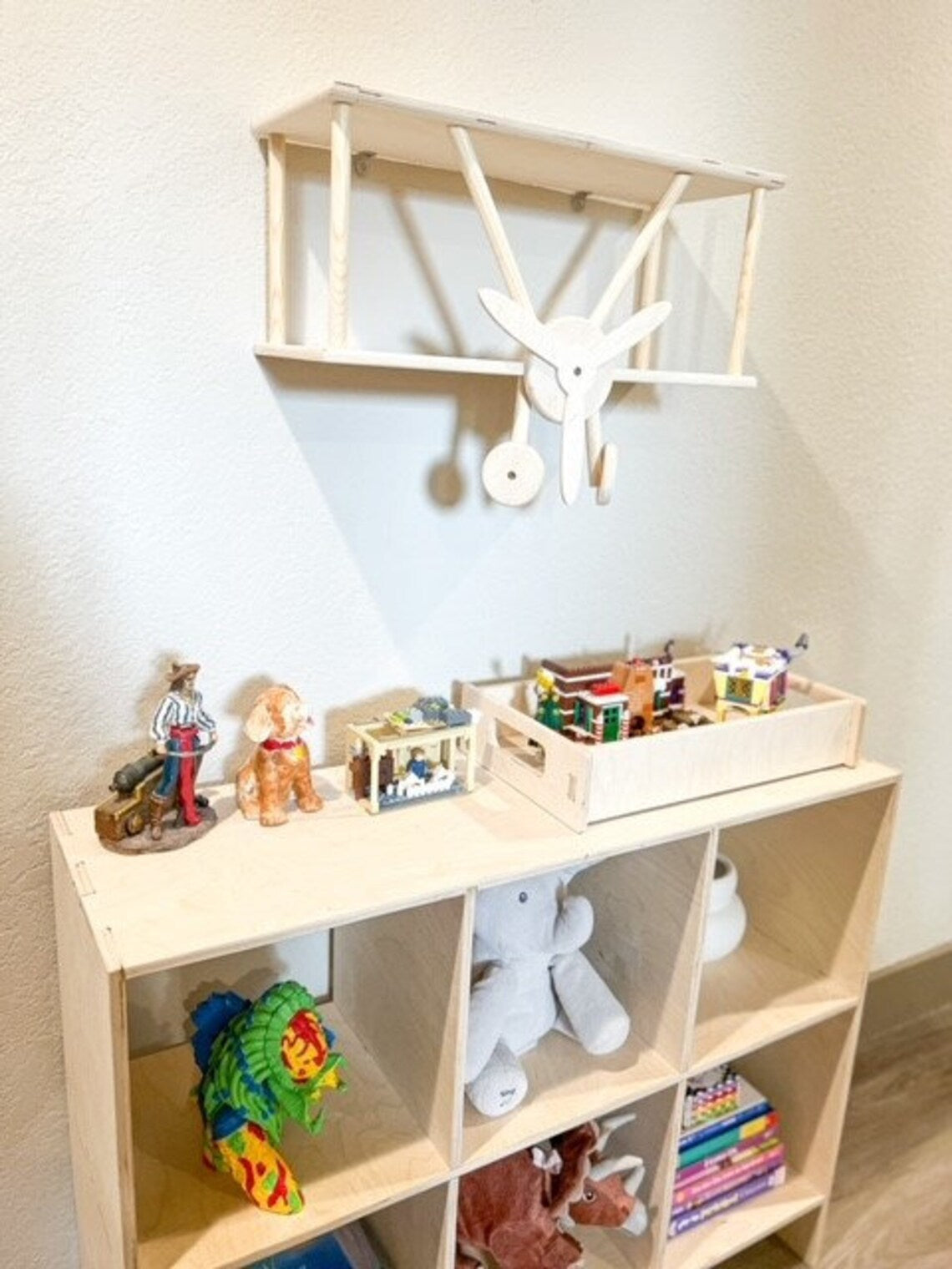 HUGHES- Airplane Wall Shelf