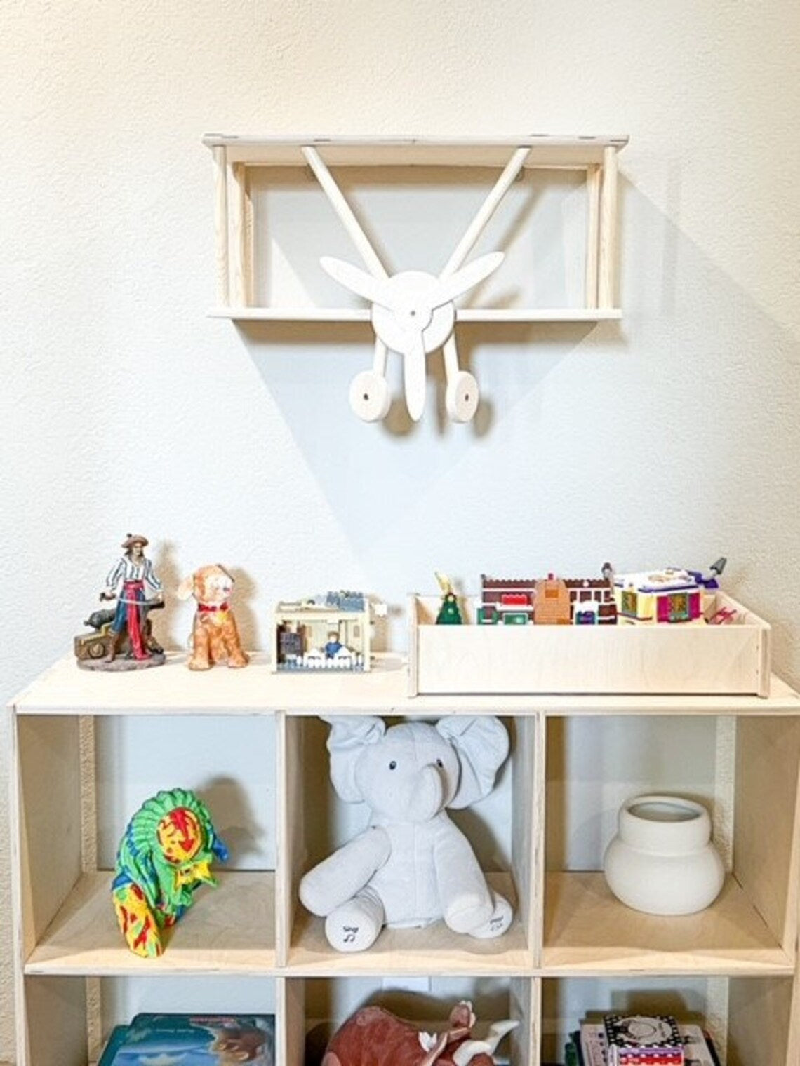 HUGHES- Airplane Wall Shelf