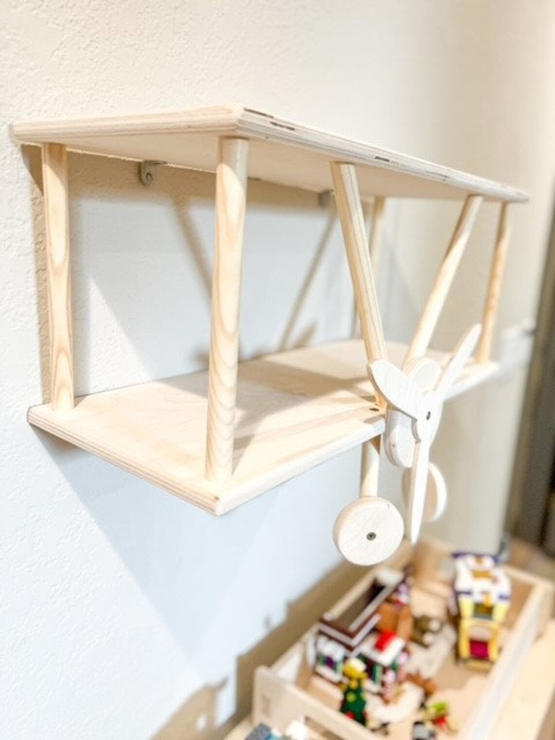 HUGHES- Airplane Wall Shelf