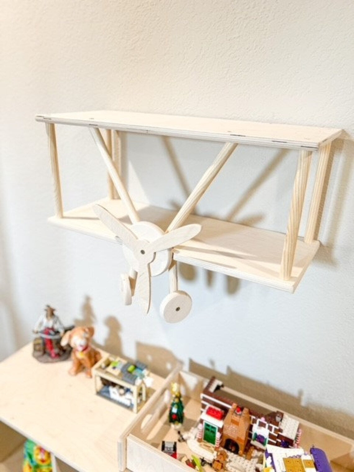 HUGHES- Airplane Wall Shelf