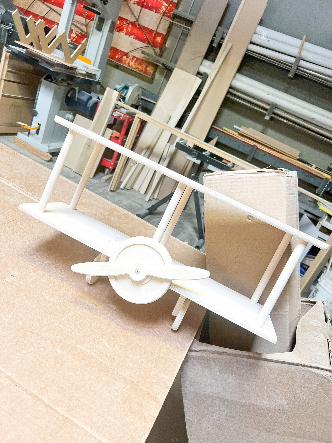 HUGHES- Airplane Wall Shelf
