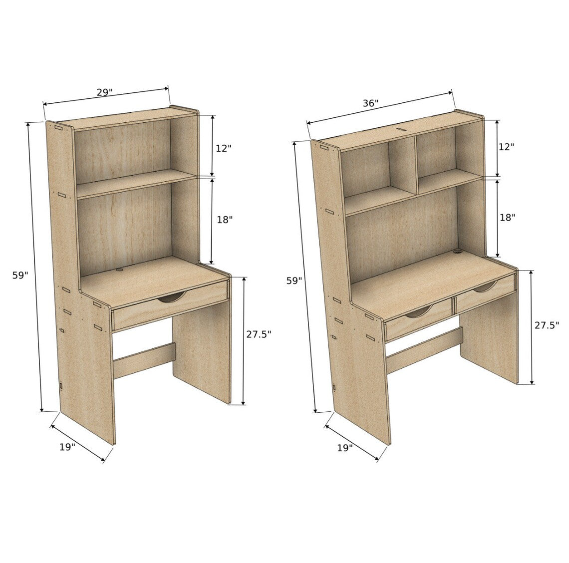 JOSH- Wall Desk