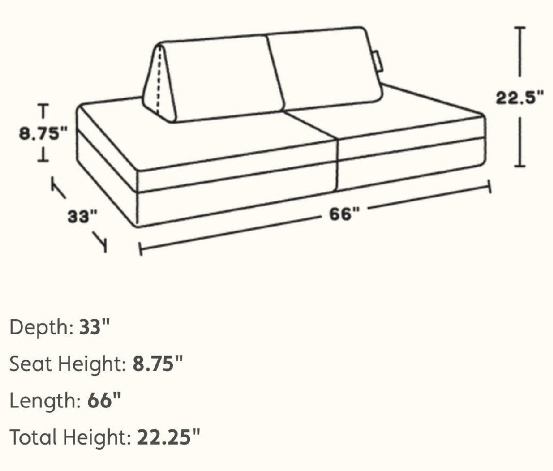 LAYLA- Play Cushion Couch