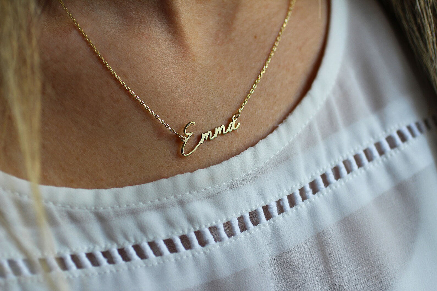 Custom Name Necklace | English
