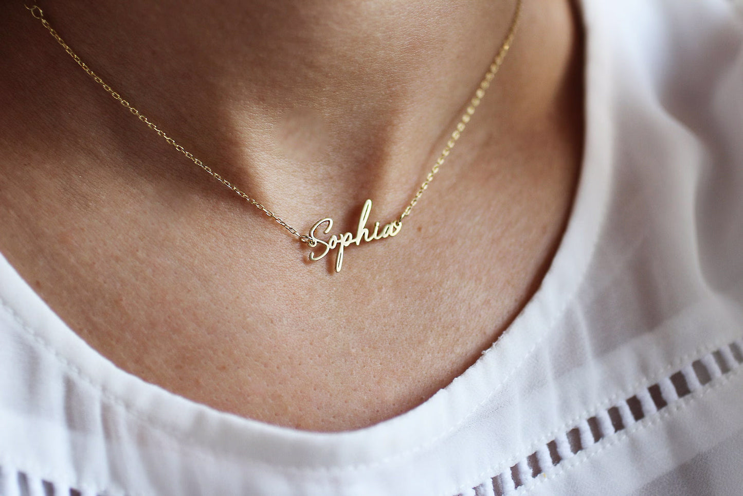 Custom Name Necklace | English