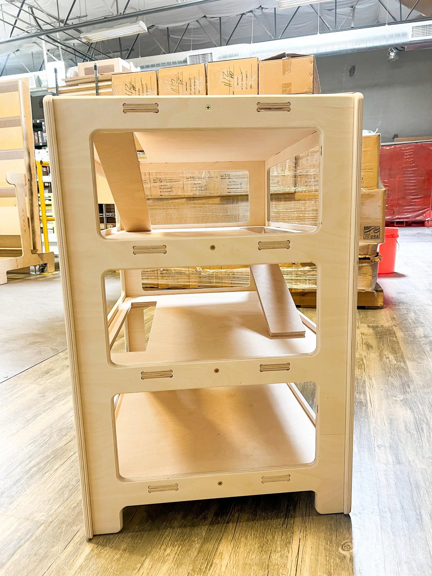 CADEN- Toy Car Ramp + Storage