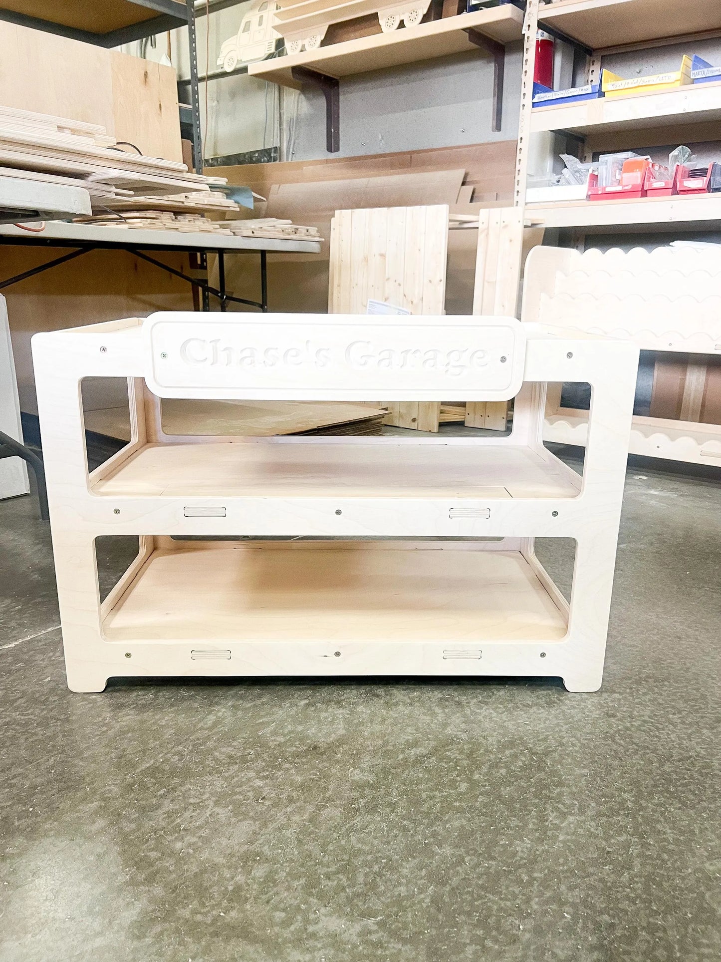 CADEN- Toy Car Ramp + Storage