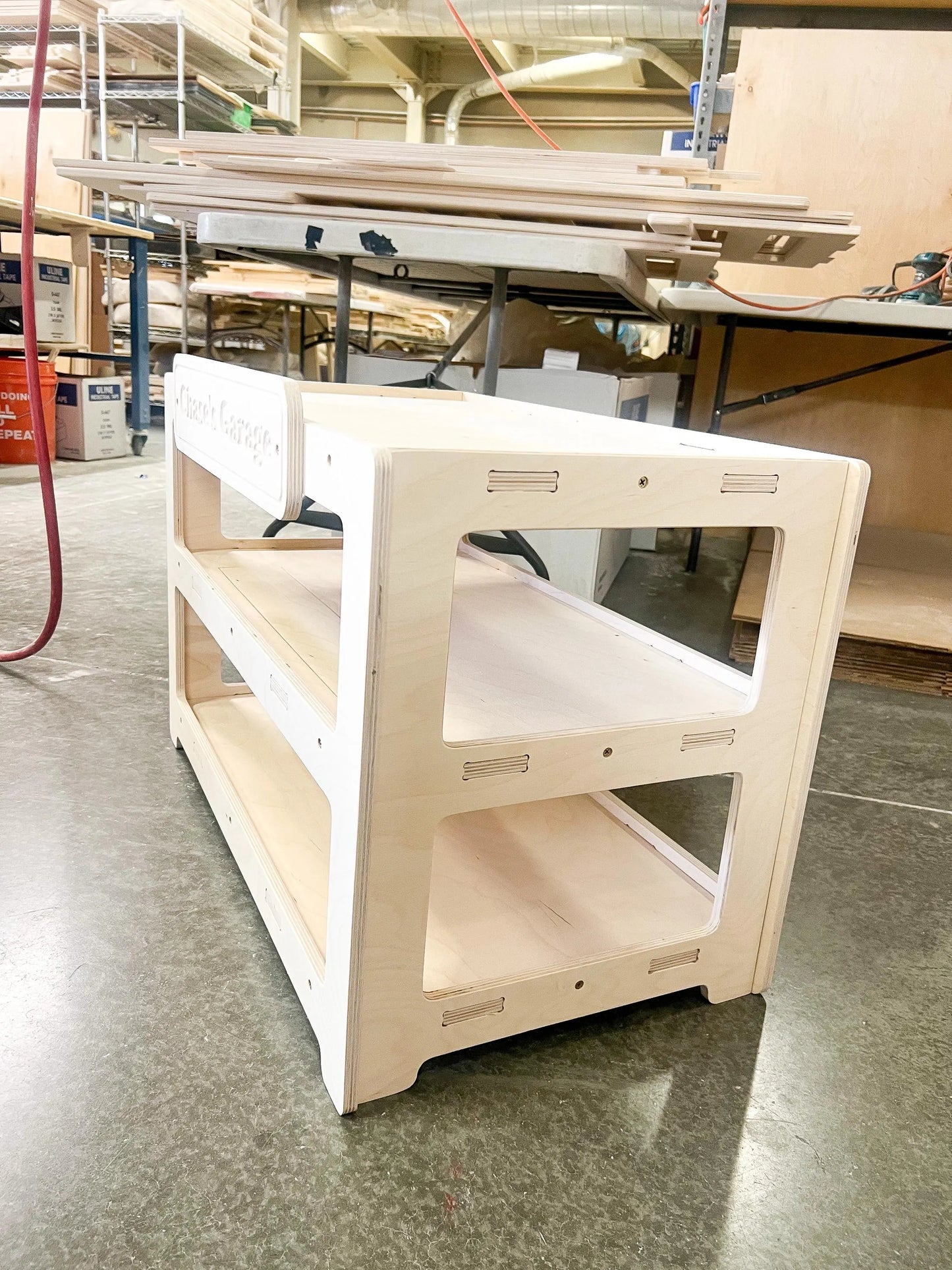CADEN- Toy Car Ramp + Storage