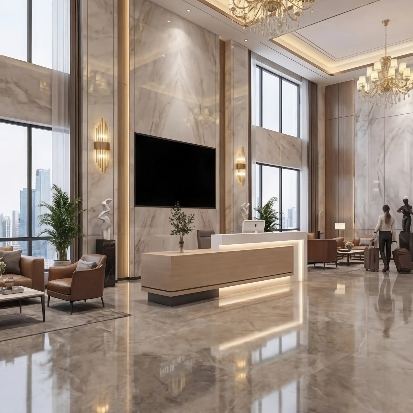Elyra · Front Reception Desk