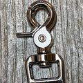 Mousqueton de ciseaux argenté de 1,9 cm