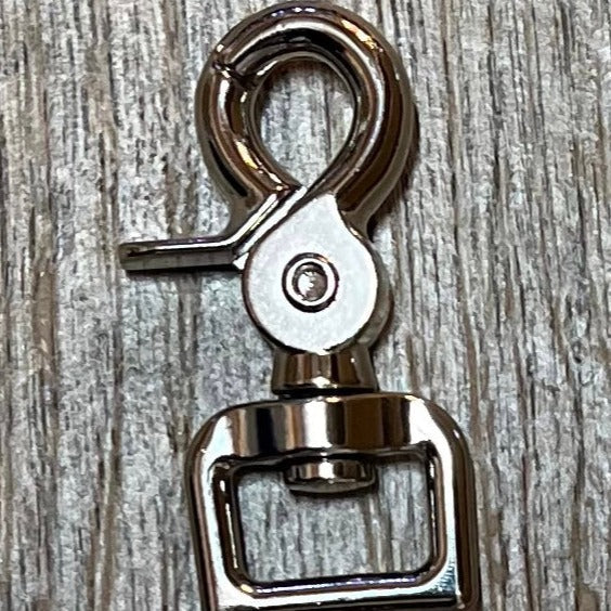 Mousqueton de ciseaux argenté de 1,9 cm