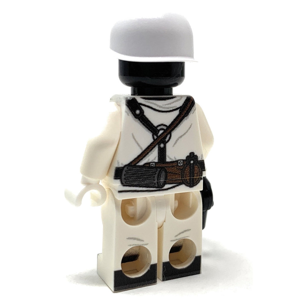 Minifig Militaire Soldat d'Hiver Allemand Seconde Guerre Mondiale avec MP40
